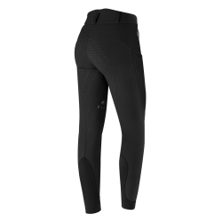 Pantalón de equitación calefactable ELT Comfort Heart para mujer Negro