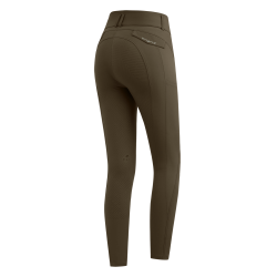 Pantalón de equitación ELT Comfort Ride Glam para mujer Marrón verde Marr&amp;oacute;n