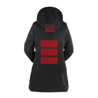 Parka calefactable ELT Comfort Heart Negro