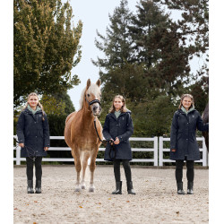 Parka técnica de equitación ELT Ava para niño/a Azul profundo