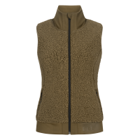 Chaleco polar ELT sin mangas Rotterdam para mujer Verde caqui
