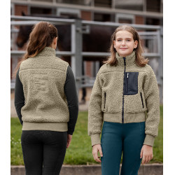 Chaqueta polar ELT Teddy Alba para niño/a Gris beige