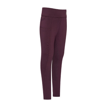 Legging de equitación Imperial Riding Tessy FullGrip KIDS Higo Violeta