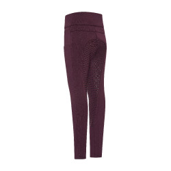 Legging de equitación Imperial Riding Tessy FullGrip KIDS Higo Violeta