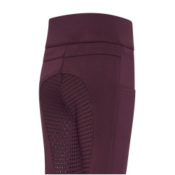 Legging de equitación Imperial Riding Tessy FullGrip KIDS Higo Violeta
