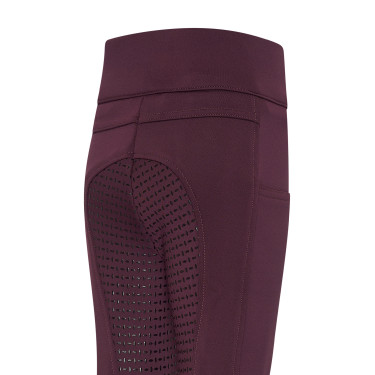 Legging de equitación Imperial Riding Tessy FullGrip KIDS Higo Violeta