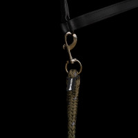 Cuerda de amarre Imperial Riding Deluxe con mosquetón simple Verde oliva