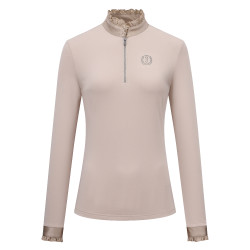 Top Imperial Riding Anna de manga larga Gris / arena Top Imperial Riding Anna de manga larga Gris / arena