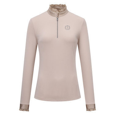 Top Imperial Riding Anna de manga larga Gris / arena Top Imperial Riding Anna de manga larga Gris / arena