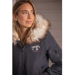 Cazadora Pénélope Lyon Azul marino glitter