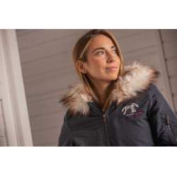 Cazadora Pénélope Lyon Azul marino glitter