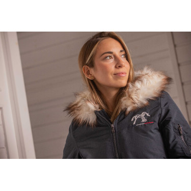 Cazadora Pénélope Lyon Azul marino glitter