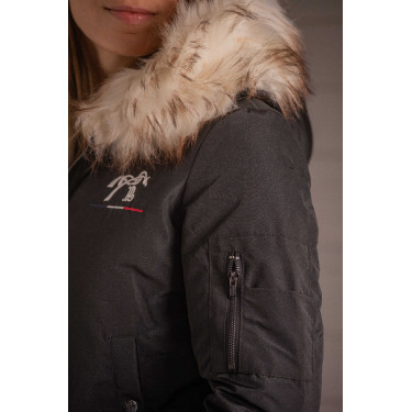 Cazadora Pénélope Lyon Brillo negro