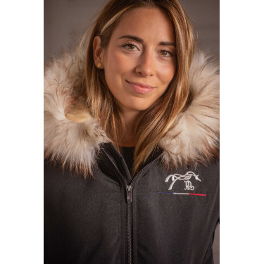 Cazadora Pénélope Lyon Brillo negro