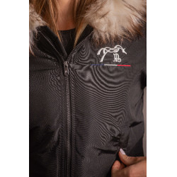 Cazadora Pénélope Lyon Brillo negro