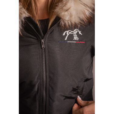 Cazadora Pénélope Lyon Brillo negro