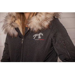 Cazadora Pénélope Lyon Brillo negro