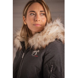 Cazadora Pénélope Lyon Brillo negro