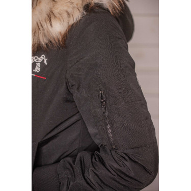 Cazadora Pénélope Lyon Brillo negro