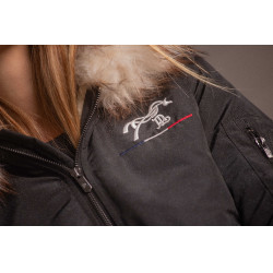 Cazadora Pénélope Lyon Brillo negro