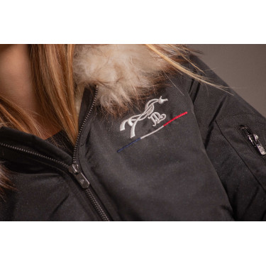 Cazadora Pénélope Lyon Brillo negro