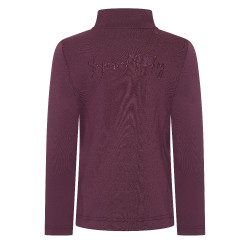 Cárdigan Imperial Riding Carla para niños Higo Violeta