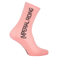 Calcetines Imperial Riding Chiara para niños Algodón de azúcar Rosa