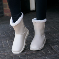 Zapatos de cuadra Imperial Riding con forro para mujer Crema Beige