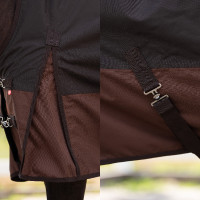 Manta de exterior Imperial Riding Customized High Neck 300 g Burdeos / marrón claro Manta de exterior Imperial Riding Customized High Neck 300 g Burdeos / marrón claro