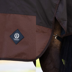 Manta de exterior Imperial Riding Customized High Neck polar Marrón oscuro / marrón claro