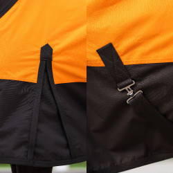 Manta de exterior Imperial Riding Customized sin cuello Naranja / marrón oscuro Multicolor