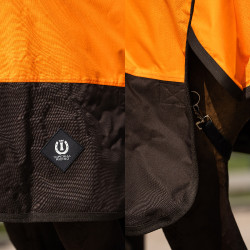 Manta de exterior Imperial Riding Customized sin cuello Naranja / marrón oscuro Multicolor