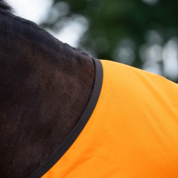 Manta de exterior Imperial Riding Customized sin cuello Naranja / marrón oscuro Multicolor