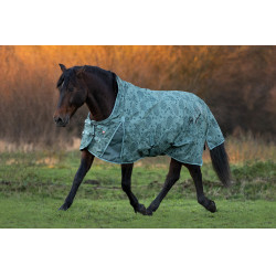 Manta de paddock Imperial Riding Super-dry AOP 400 g Verde salvia