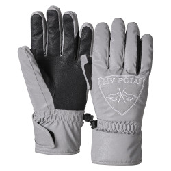 Guantes HV Polo Sports para mujer Plata / reflectante