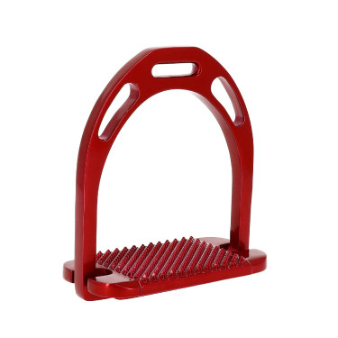 Estribos Feeling Large Pro de aluminio Roja Rojo