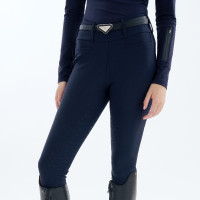 Legging de equitación Euro-Star Enforce winter FullGrip mujer Amaranto Rojo