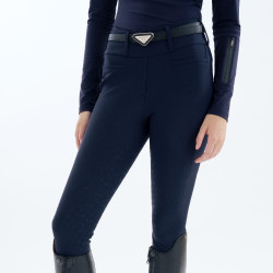 Legging de equitación Euro-Star Enforce winter FullGrip mujer Noche Azul marino