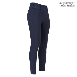 Legging de equitación Euro-Star Enforce winter FullGrip mujer Noche Azul marino
