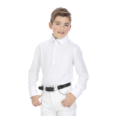 Polo Equi-Theme Mesh mangas largas Polo Equi-Theme Mesh mangas largas