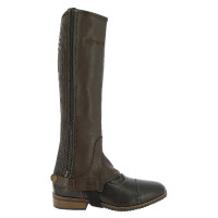 Polainas Eric Thomas de cuero Castaño Marrón