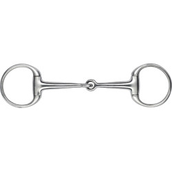 Filete de oliva Feeling de acero inoxidable satén para cabezada de 4 riendas