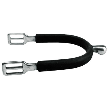 Espuelas Feeling Polo de acero inoxidable chapadas de goma