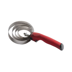 Almohaza metálica redonda con asa Soft Roja Rojo