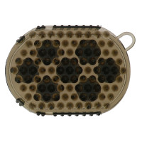 Guante de doble cara para cepillar y masajear Negro Guante de doble cara para cepillar y masajear Negro