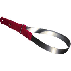 Cuchillo de acero inoxidable para esquilar, hoja lisa/dentada