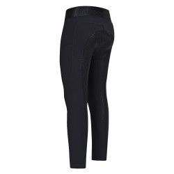 Legging de equitación Euro-Star Impress FullGrip para niños Negro