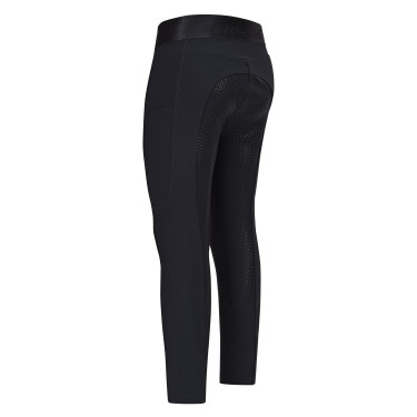 Legging de equitación Euro-Star Impress FullGrip para niños Negro