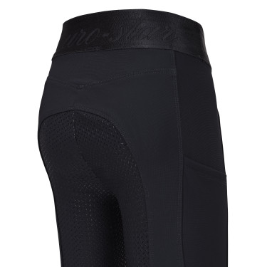 Legging de equitación Euro-Star Impress FullGrip para niños Negro