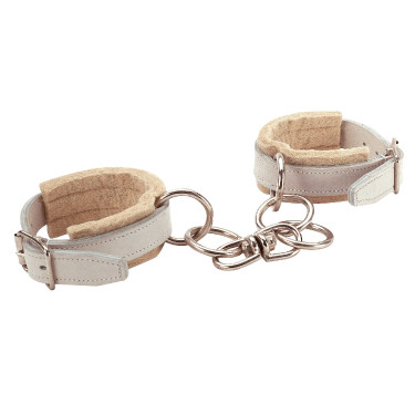 Trabas Apollo cuero cromado y fieltro